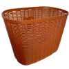 CANASTO PLASTICO MARRON