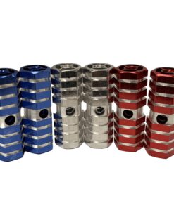 PAR PEDALIN ALU 25X70MM HEXAG